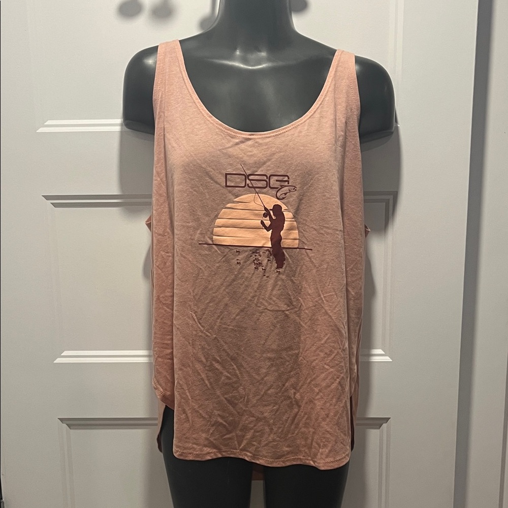 DSG Women's Graphic Peach Tank Top
